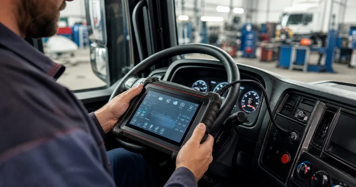 Diesel truck dashboard warning lights during limp mode